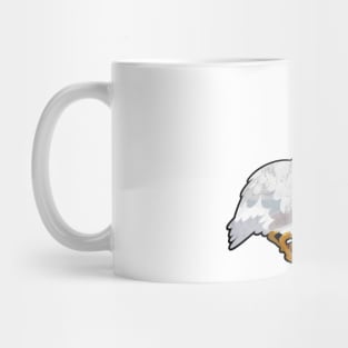 White pelican Mug